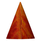 Red Maple Leaf Abstracte najaar Natuur Feesthoedjes (Achterkant)