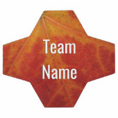 Red Maple Leaf Abstracte najaar Natuur Voetbal (Enkel)