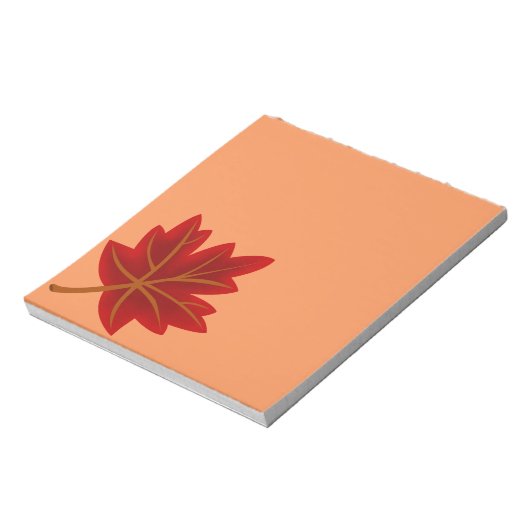 Red Maple Leaf Notitieblok (Linkerzijde)