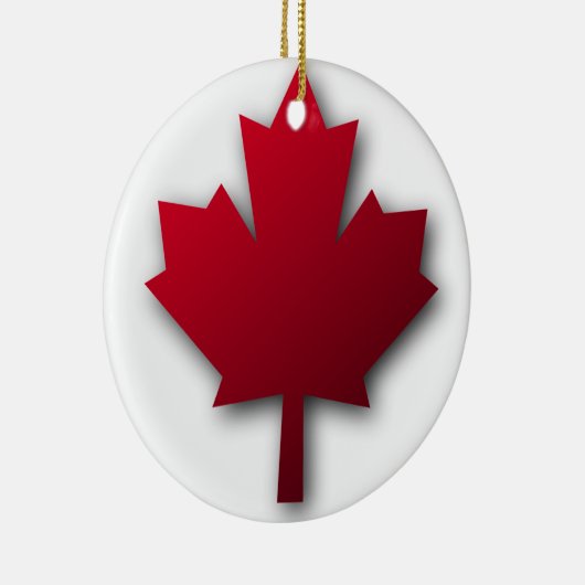 Red Maple Leaf Ornament (Rechts)