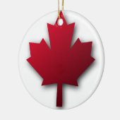 Red Maple Leaf Ornament (Links)