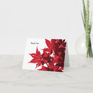 Red Maple Leaves Bedankt