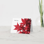 Red Maple Leaves Bedankt (Voorkant)