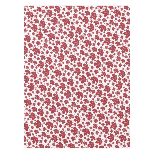 Red Maple Leaves Patroon Tafelkleed (Voorkant)