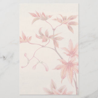 Red maple Stationery Briefpapier