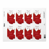 Red Maple stroop inblikken label (Full Sheet)