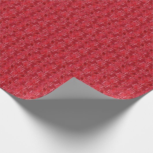 Red Marble Abstract Cute Unique Cute Cft Cadeaupapier (Hoek)