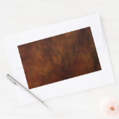 Red Marble Abstract Fractal Rectangle Sticker (Envelop)