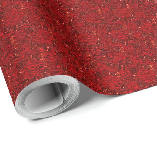 Red Marble Pattern Cadeaupapier (Rol Hoek)