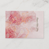 Red Marble Store Earring Display Card Visitekaartje (Voorkant)