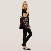 Red Marble TS Monogram Tote Bag (Op model)