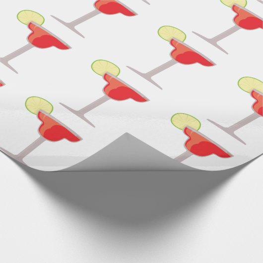 Red Margarita Cadeaupapier (Hoek)