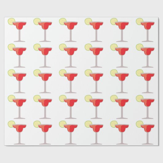 Red Margarita Cadeaupapier (Vlak)