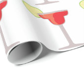 Red Margarita Cadeaupapier (Rol Hoek)
