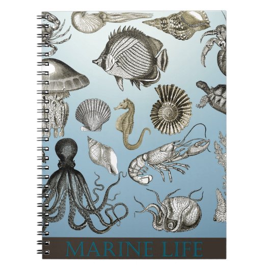 Red Marine Life! Notitieboek (Voorkant)