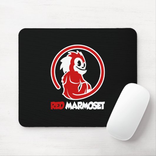 Red Marmoset Logo Muismat (Met muis)