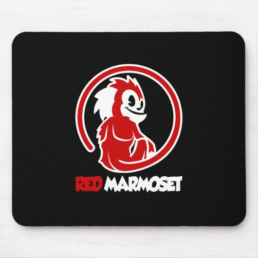Red Marmoset Logo Muismat (Voorkant)