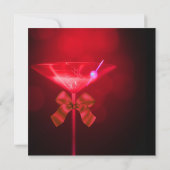 Red Martini Vrouwen Elk Nummer Verjaardagsfeest Kaart (Achterkant)