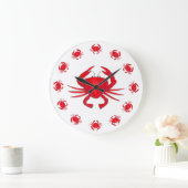 Red Maryland Crab Beach House Bedroom Grote Klok (Huis)