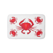 Red Maryland Hardshell Crab Crustacean Beach Badmat (Voorkant)