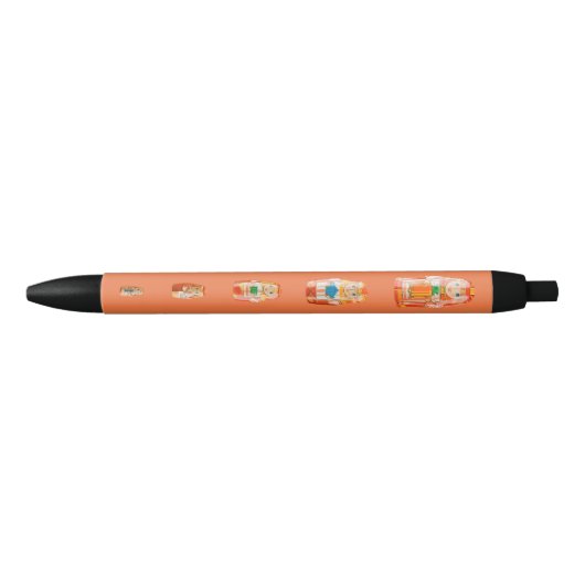 Red Matryoshka Russische Dolls Pen (Voorkant)