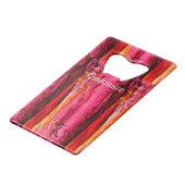 Red Maui Waves Thunder_Cove Creditkaart Flessenopener (Achterkant Gekanteld)