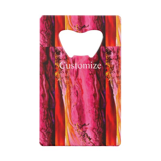 Red Maui Waves Thunder_Cove Creditkaart Flessenopener (Achterkant)