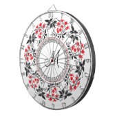 Red May belt Personalized Monogram Initiaal Dartbord (Voorkant Rechts)