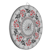 Red May belt Personalized Monogram Initiaal Dartbord (Voorkant Links)