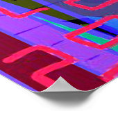 Red Maze Poster (Hoek)