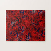 Red Maze Puzzle Legpuzzel (Horizontaal)