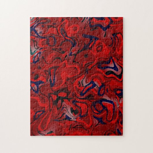 Red Maze Puzzle Legpuzzel (Verticaal)