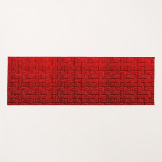 Red Maze Yoga Mat (Voorkant (horizontaal))