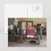 Red McGormick Tractor Briefkaart (Voorkant / Achterkant)