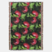 Red McIntosh Apples Natuur Art Pattern Deken (Voorkant Verticaal)