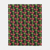 Red McIntosh Apples Natuur Art Pattern Fleece Deken (Voorkant)