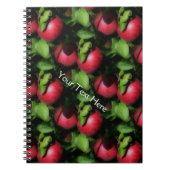 Red McIntosh Apples Natuur Art Pattern Notitieboek (Voorkant)