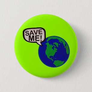 Red me - Aarde Ronde Button 5,7 Cm