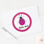 Red me, bescherm natuur, gepersonaliseerd, ronde sticker (Envelop)