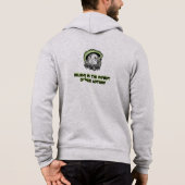 Red me Draag je bericht, inspireer verandering! Hoodie (Achterkant)