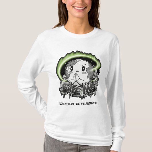 Red me Draag je bericht, inspireer verandering! T-shirt (Voorkant)