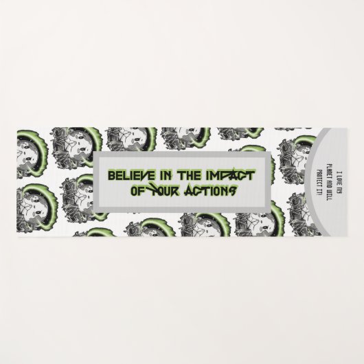 Red me - Uw bericht inspireert tot verandering! Yo Yogamat (Voorkant (horizontaal))