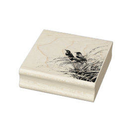 Red Meadowlark postzegel Rubberstempel