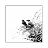 Red Meadowlark postzegel Rubberstempel (Afrduk)