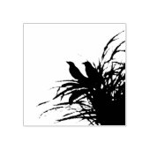 Red Meadowlark Silhoutte Rubberstempel (Afrduk)