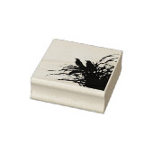 Red Meadowlark Silhoutte Rubberstempel (Stempel)