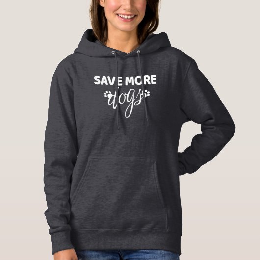 Red meer honden - Hond redden Hoodie (Voorkant)