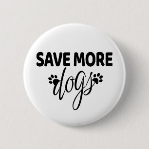 Red meer honden  ronde button 5,7 cm