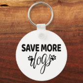 Red meer honden sleutelhanger (Voorkant)