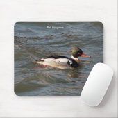 Red Merganser Mousepad Muismat (Met muis)